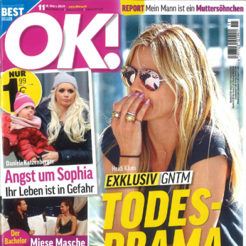 OK Magazin Cover über PURE Friseur in Essen